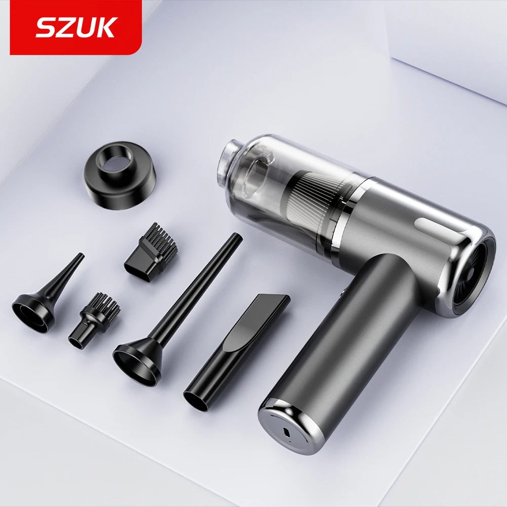SZUK Mini Car Vacuum Cleaner Wireless Portable Powerful Handheld Cleaning Machine for Car Office Cleaner Home Appliance