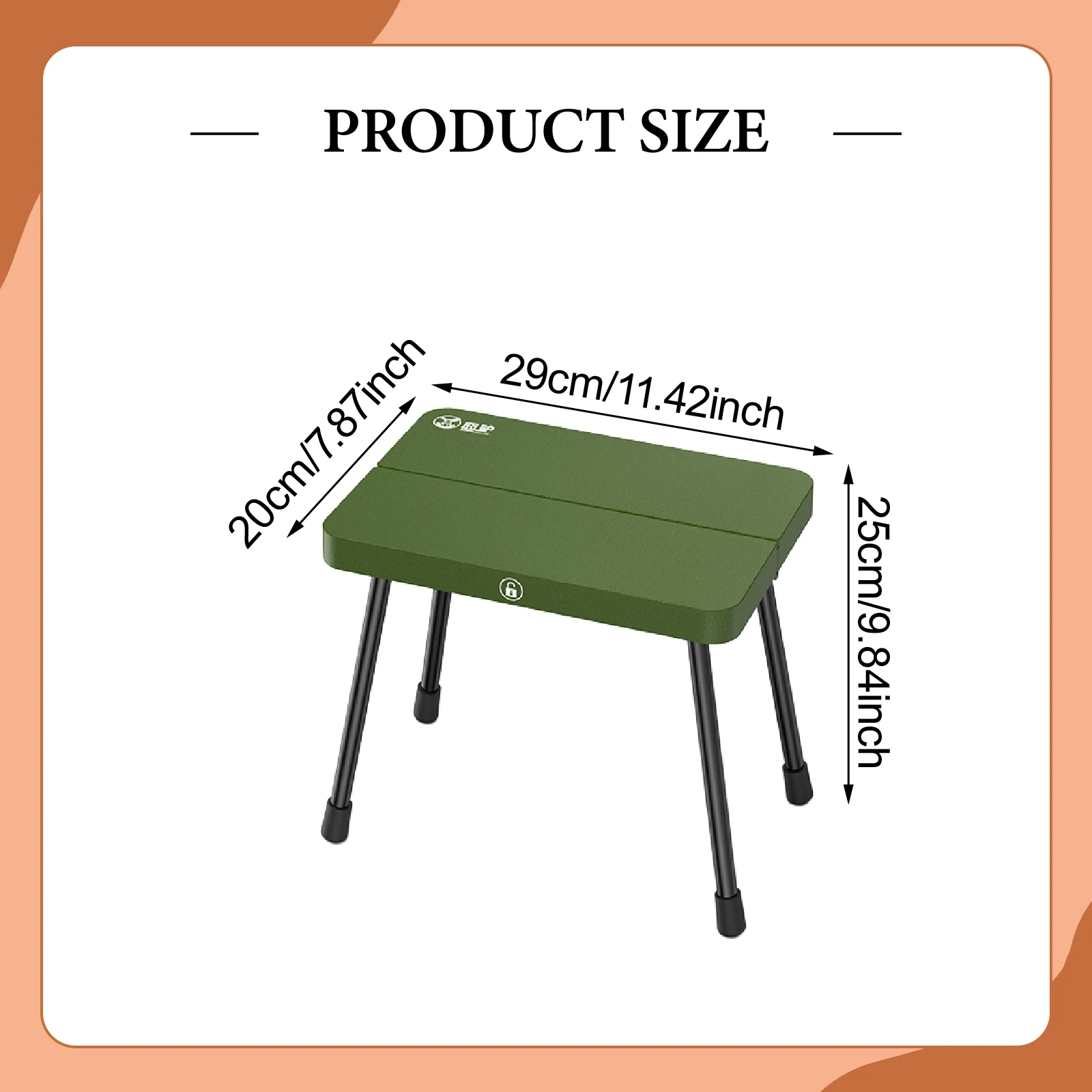 Ultra-light Aluminum Alloy Portable Storage Outdoor Camping Pony Folding Chair Portable Folding Fishing Stool Pony Stool image 6