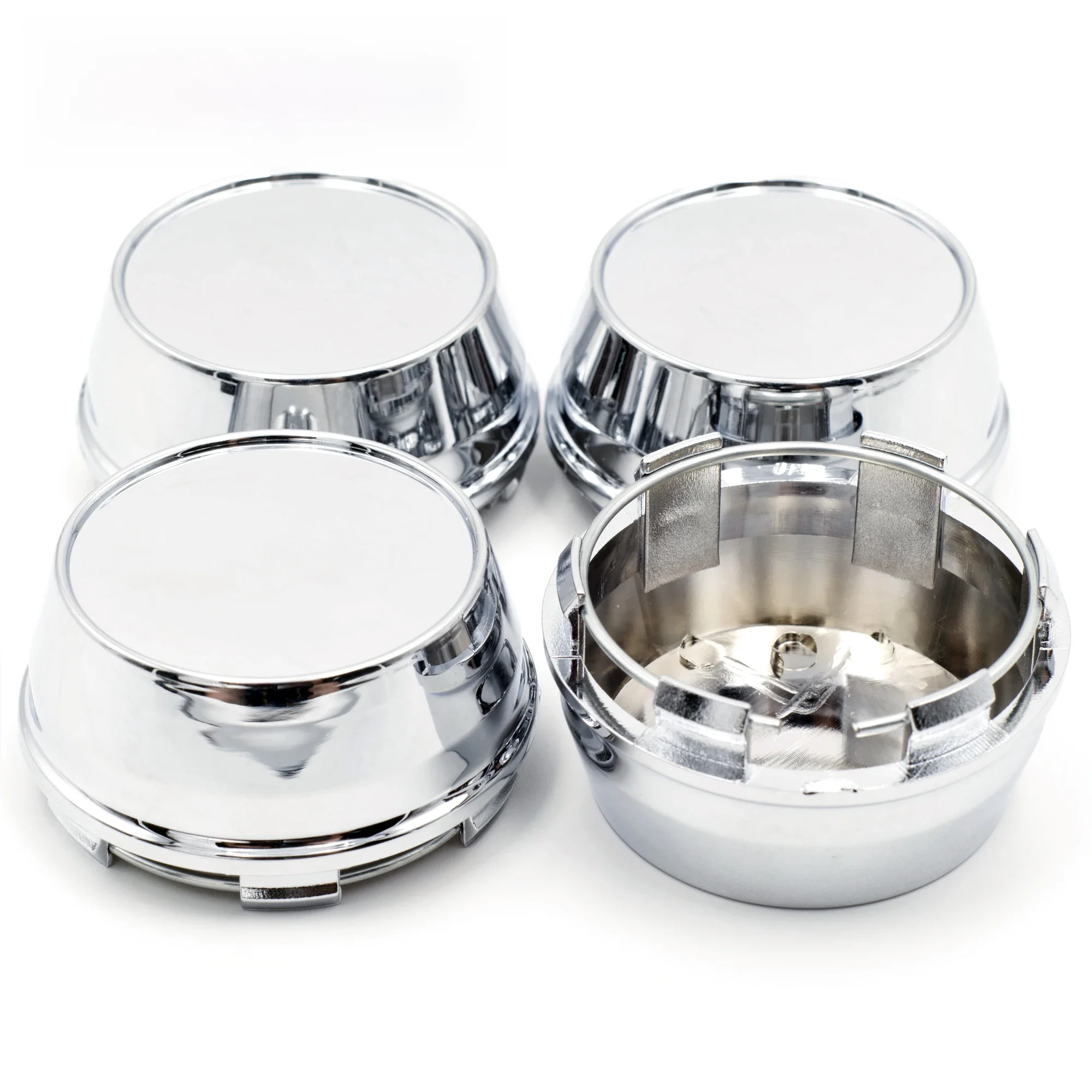 RhinoTuning 4 szt. 66mm 61mm osłona piasty koła akcesoria samochodowe do uniwersalnych felg osłony przeciwpyłowe 6 klipsów modyfikacja stylizacji — 2