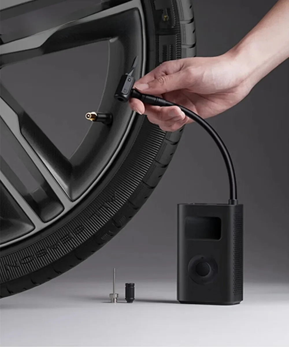 AliExpress Xiaomi Mijia Air  Pump  2 /2D Portable   Electric Air Compressor 2 /2D Tire Sensor Mi Inflatable Treasure 2 for Car Bike Ball