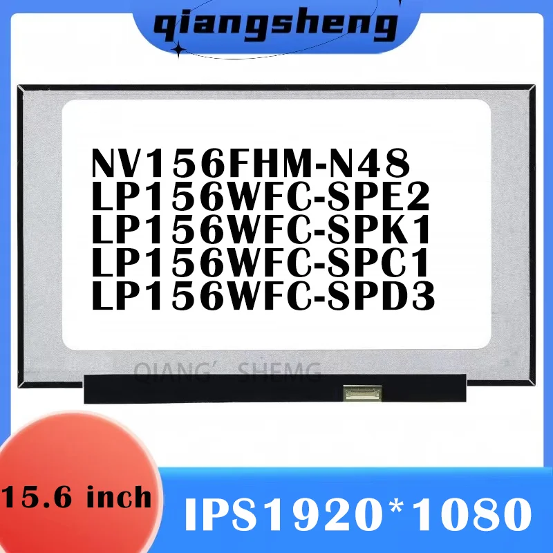 Tela Magro do Lcd do Portátil Matriz da Exposição 30 Pinos Lp156wfc-spe2 Lp156wfc-spk1 Lp156wfc-spc1 Lp156wfc-spd3 Nv156fhm-n48 1920*1080