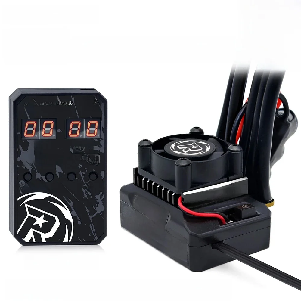 ROCKET-RC Borstelloze ESC 130A Sensored Elektronische Snelheidsregelaar 6 V/5A BEC met Koelventilator Voor 1/10 Rc Auto 380/390/540 Motor - afbeelding 2