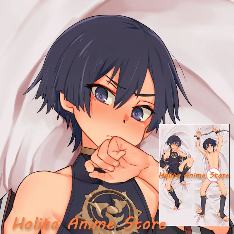 

Dakimakura Handsome Young Boy Anime Double Sided Print Life Size Body Pillow Cover