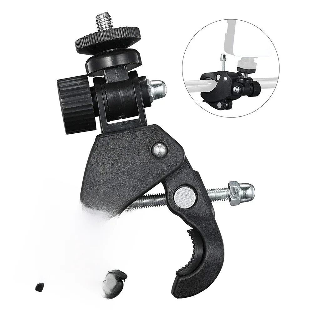 AliExpress wrumava Super Clamp Bike Bicycle Clip Camera Mount Motorcycle Handlebar Handle Bar Tripod Adapter Action Camera Part For Gopro Hero 12