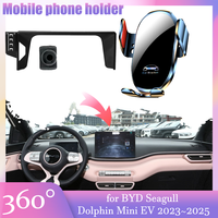 Car Mobile Phone Holder for BYD Seagull Dolphin Mini EV 2023~2025 GPS Air Vent Cell Clip Stand Sticker Support Accessorie iPhone