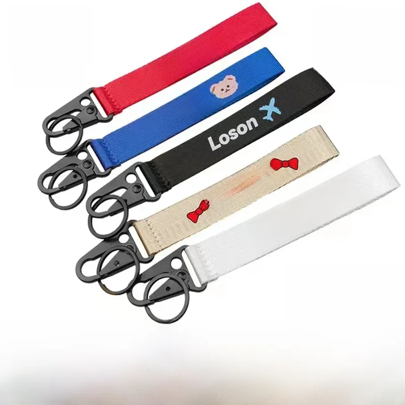 50-delige op maat gemaakte lanyard auto JDM gemodificeerde culturele sleutelhanger met gepersonaliseerd logo bedrijfsnaam telefoonnummer - afbeelding 2