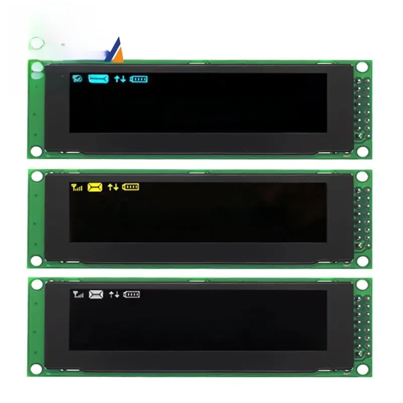 1 sztuka nowy wyświetlacz OLED 2.8 "256*64 25664 punktów graficzny wyświetlacz z modułem LCD ekran LCM SSD1322 kontroler wsparcie SPI — zdjęcie 2