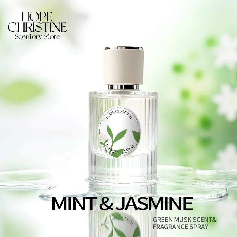 

HOPE CHRISTINE Mint Perfume Jasmine Green White Musk Scent Long Lasting Fresh EDP Spray For Women Clean Natural Aroma
