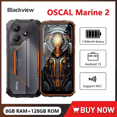 Blackview OSCAL Marine 2 Rugged Phone AI 11000mAh...