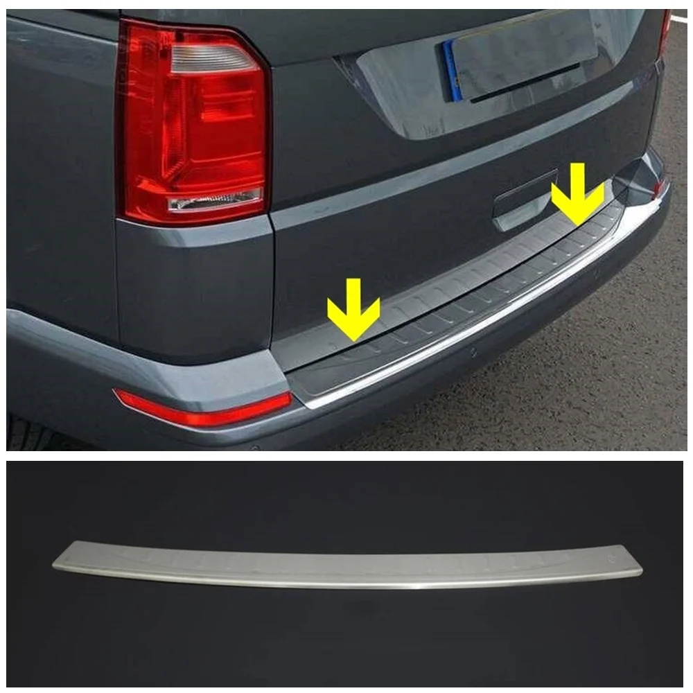 

For VW T6 Transporter Chrome Rear Bumper Sill. 2015-2023 Models.For Single Door . Stainless Steel. A+ Quality. Car Accessories