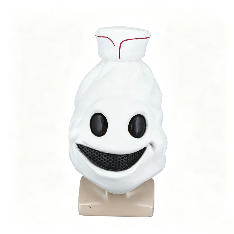 Movie Ice Cream Man Cosplay Mask Full Face Head Helmet Latex Masks Halloween Horror Party Adult Costume Masquerade Carnival Prop