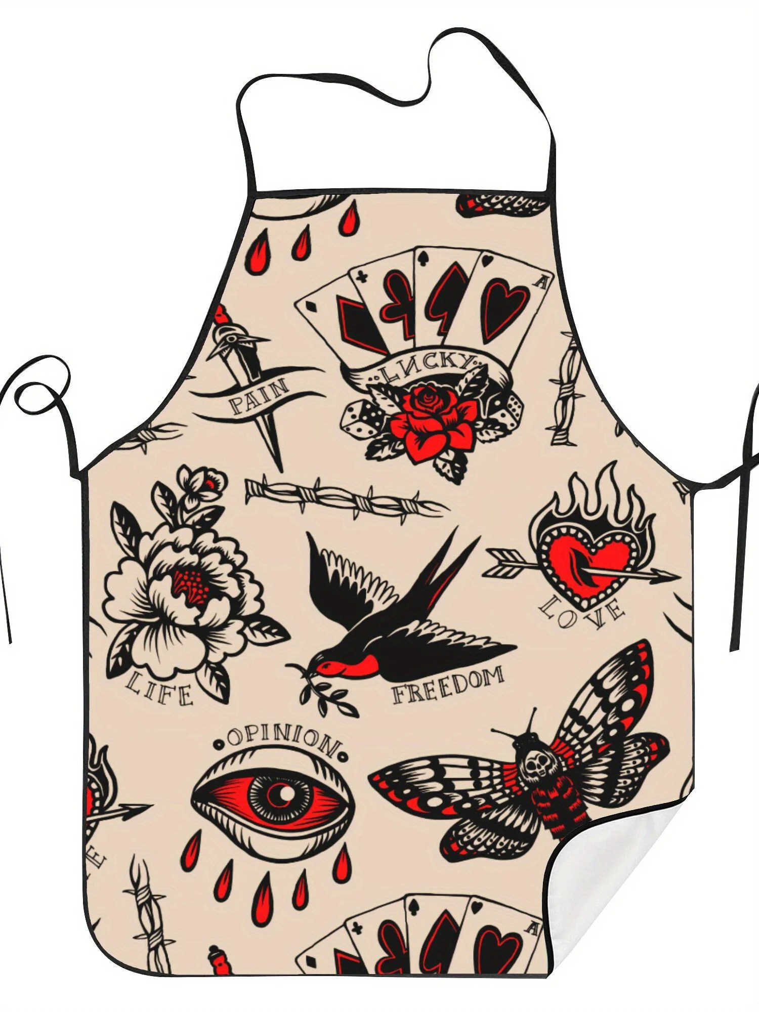 

Фартук в американском традиционном стиле с винтажными дизайнами на тему любви, свободы, боли и жизни, унисекс, подходит для рукоделия, выпечки, рисования, уборки, приготовления пищи, для поваров, официантов, кафе, ресторанов, барбекю, 21 шт. 7× 28. 7-дюйм
