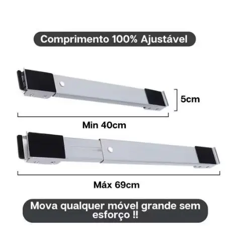 Lavar Base Proteção Almofada, Lâmpada LED, Barra clara, Uso Interno, C, Rodizio