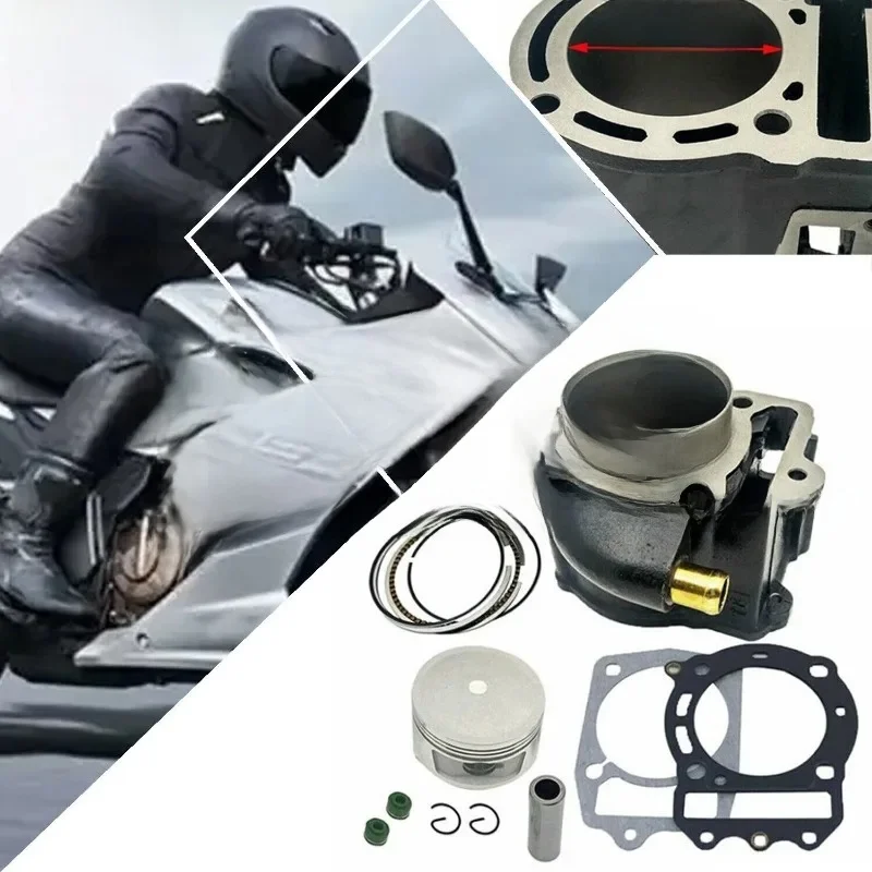 Motocykl 72mm silnik części cylindra zestaw uszczelek tłoka do Honda Helix CN250 CF250 CH250 CFMOTO 250CC hulajnoga Motoblock — zdjęcie 2