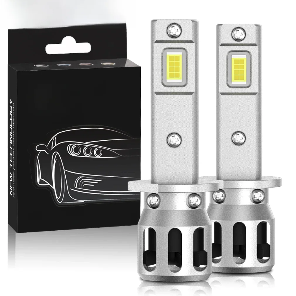 XSTORM H1 H3 LED ampoule phares lampes Mini 25000LM 6500K CSP Super lumineux feux de croisement pour voiture antibrouillard 12V blanc Automobile