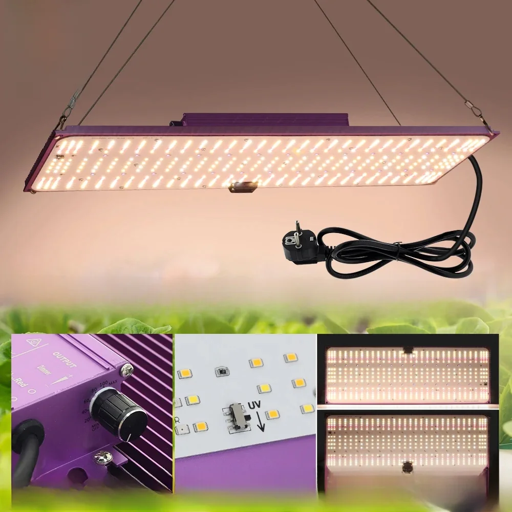 120W 240W oświetlenie do uprawy pełnozakresowe LED LM281B pełne spektrum lampa fito do oświetlenia roślina hydroponiczna wzrostu W dwóch trybach — 2
