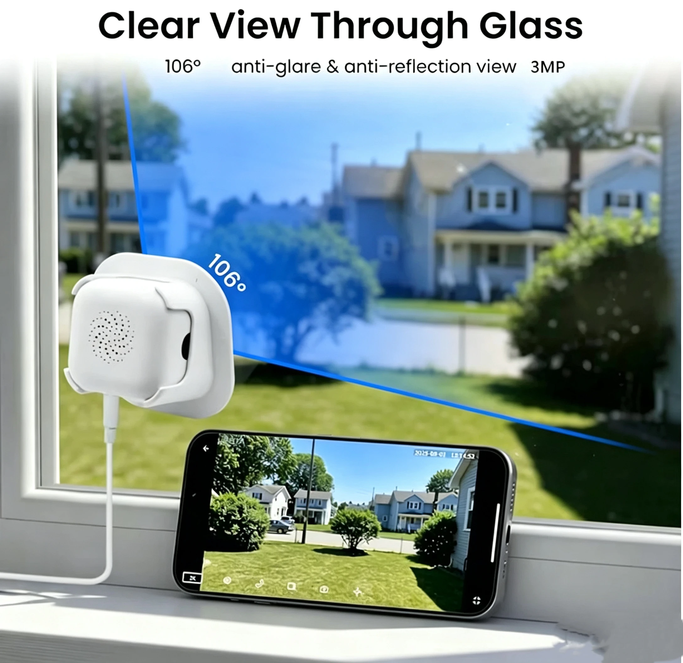 2K Raamcamera Dubbele Lens 5G  - Home Security Camera Installation recensie en prijs