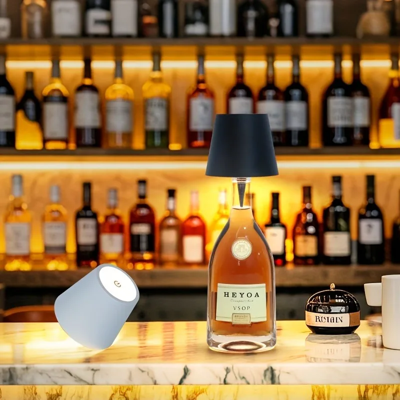 Dimmable LED Bottle Lamp, Rechargeable USB, Suitable for Parties and Festivals - Perfect for Halloween and Christmas.