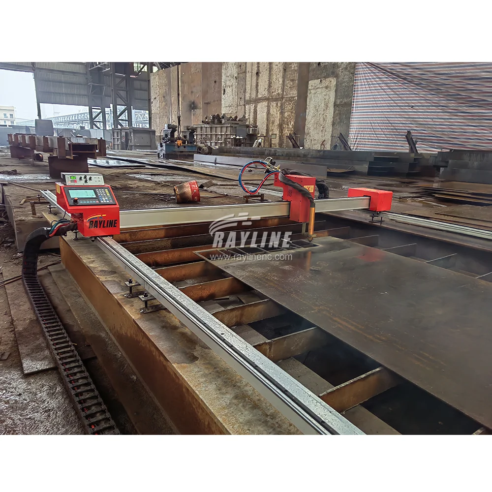 Portable Gantry CNC Plasma Cutting Machine 1530 (1500x3000mm) for Stainless Steel/Metal, 110V-240V Air-Cooled CNC Controlled