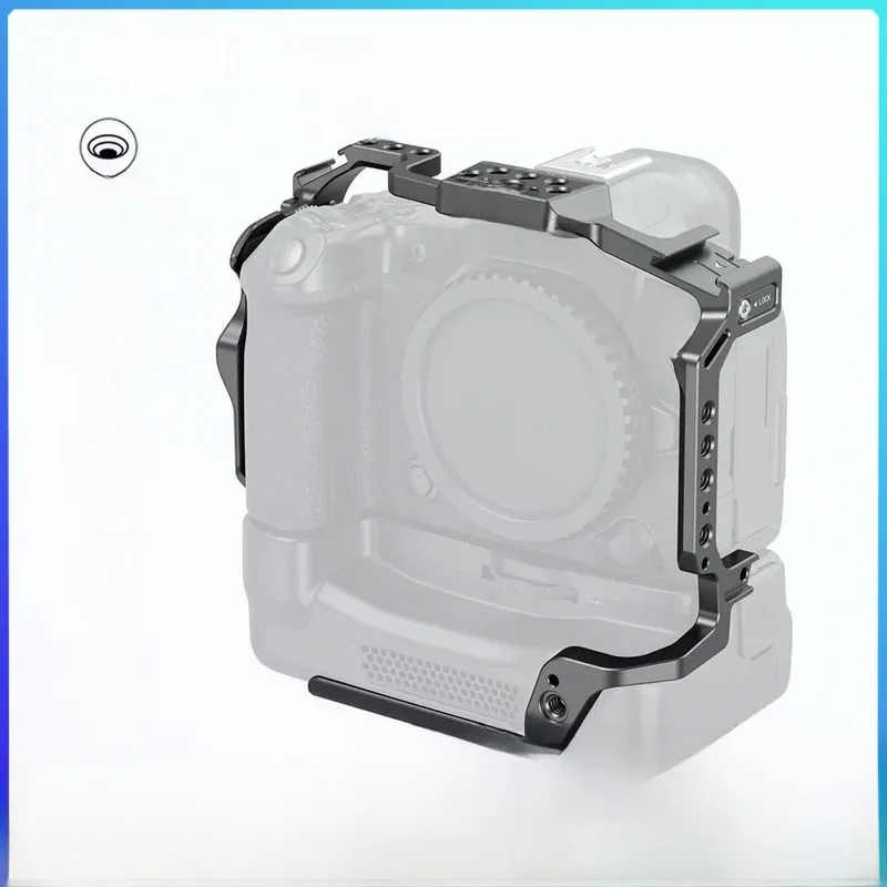 SmallRig Cage für Canon EOS R5 Mark II mit Lüfter CF-R20EP mit Arca-Swiss Schnellwechselplatte für DJI Stabilisatoren -5092