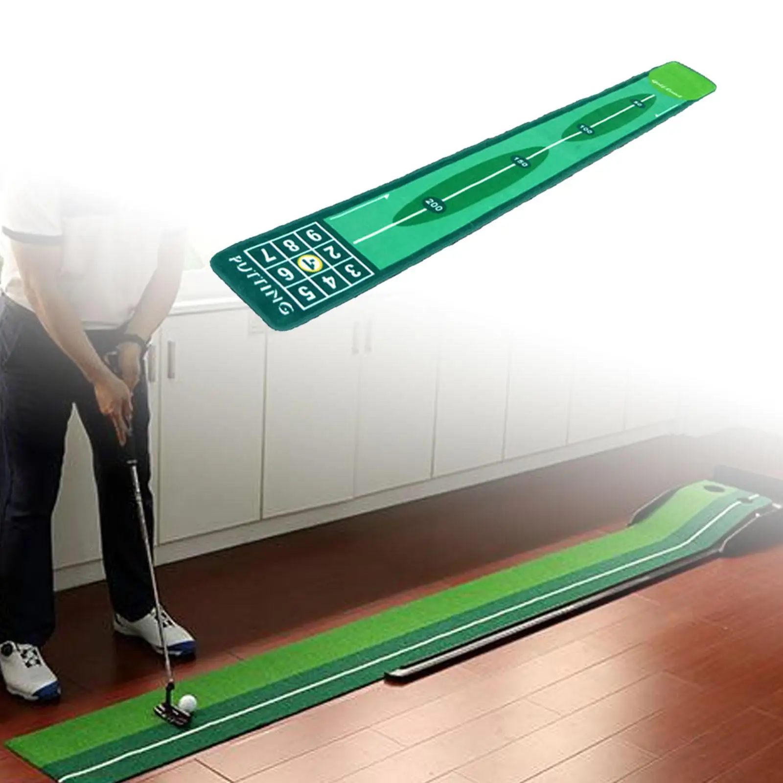 

1 Pcs Golf Putting Mat Improve Golf Skills Practical Portable Training Aid for Home Backyard Garden Indoor Outdoor Lawn