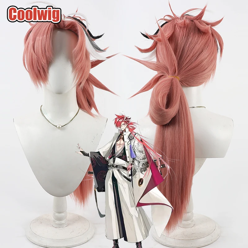 coolwig-人工毛-高杉新作-コスプレウィッグ-fate-fgo-高杉新作-70cm-ピンク混合白黒ウィッグ-耐熱性