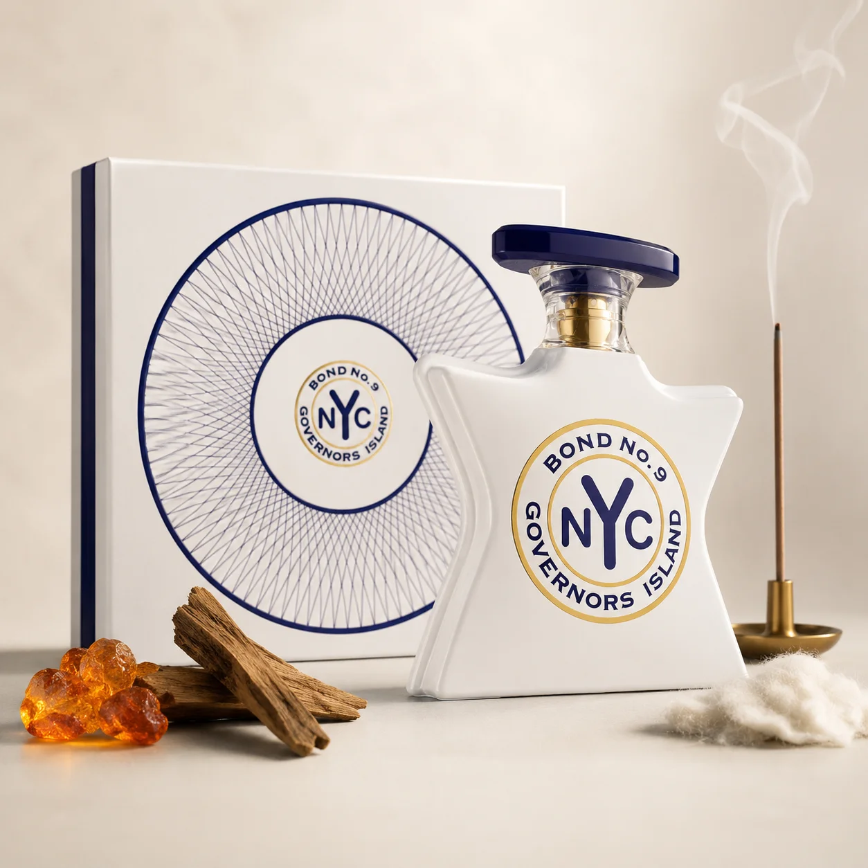 Luxury Bond No.9 Governors Island 100ml Neutral Perfume Aquatic Woody Fragrance Long Lasting New York Unisex Eau De Parfum Gift Box For Men Women Holiday Present - view 6