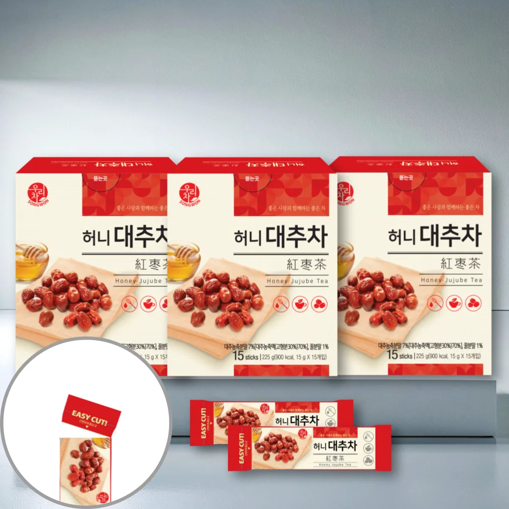 Songwon Our Tea Honey Date Tea 15T x 3 pieces