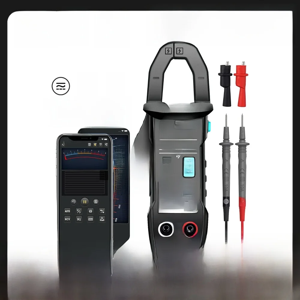 ZOYI ZT-5BQ cyfrowy multimetr Bluetooth miernik cęgowy 6000 zliczeń True RMS DC/AC tester napięcia prąd przemienny Hz pojemność Ohm — zdjęcie 2