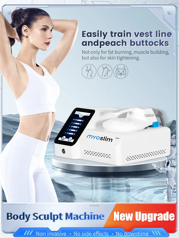 

Мини Myoslim 6500 Вт для удаления жира, контурирования мышц, электрическая стимуляция Ems, скульптура тела, мусульманские наборы для похудения, машина