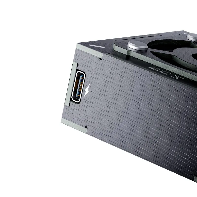 Qianli Taichi Turbo-Kühl- und Aushärtungsventilator, 5 V Typ C, USB-Eingang, Rauchblasenwerkzeug für das Schweißen von Telefon-Motherboards