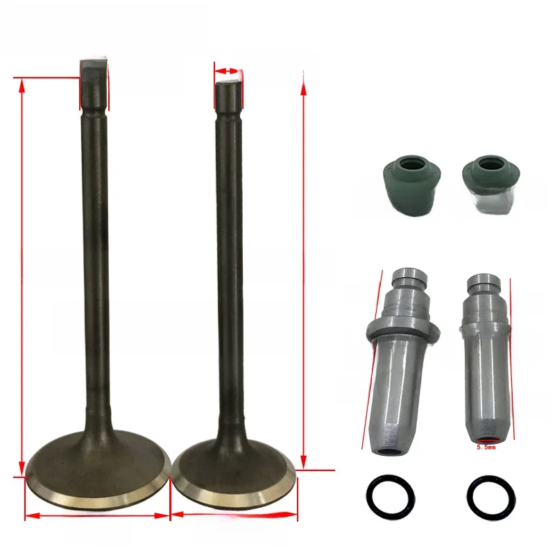 Uszczelka olejowa zaworu dolotowego silnika motocyklowego do LIFAN ZONGSHEN LONGXIN CG250 250cc Go Cart Dirt Bike ATV Buggy — zdjęcie 2