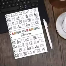 ADHD Cleaning Planning Package: includes home cleaning schedule, weekly, monthly, year-round cleaning tips, family chore chart
