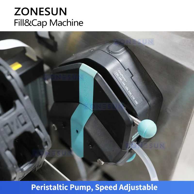 Zonesun ZS-KXG620 Mesin Pengemas Tabung Uji Peralatan Laboratorium Pengisi Botol Capper Monoblock