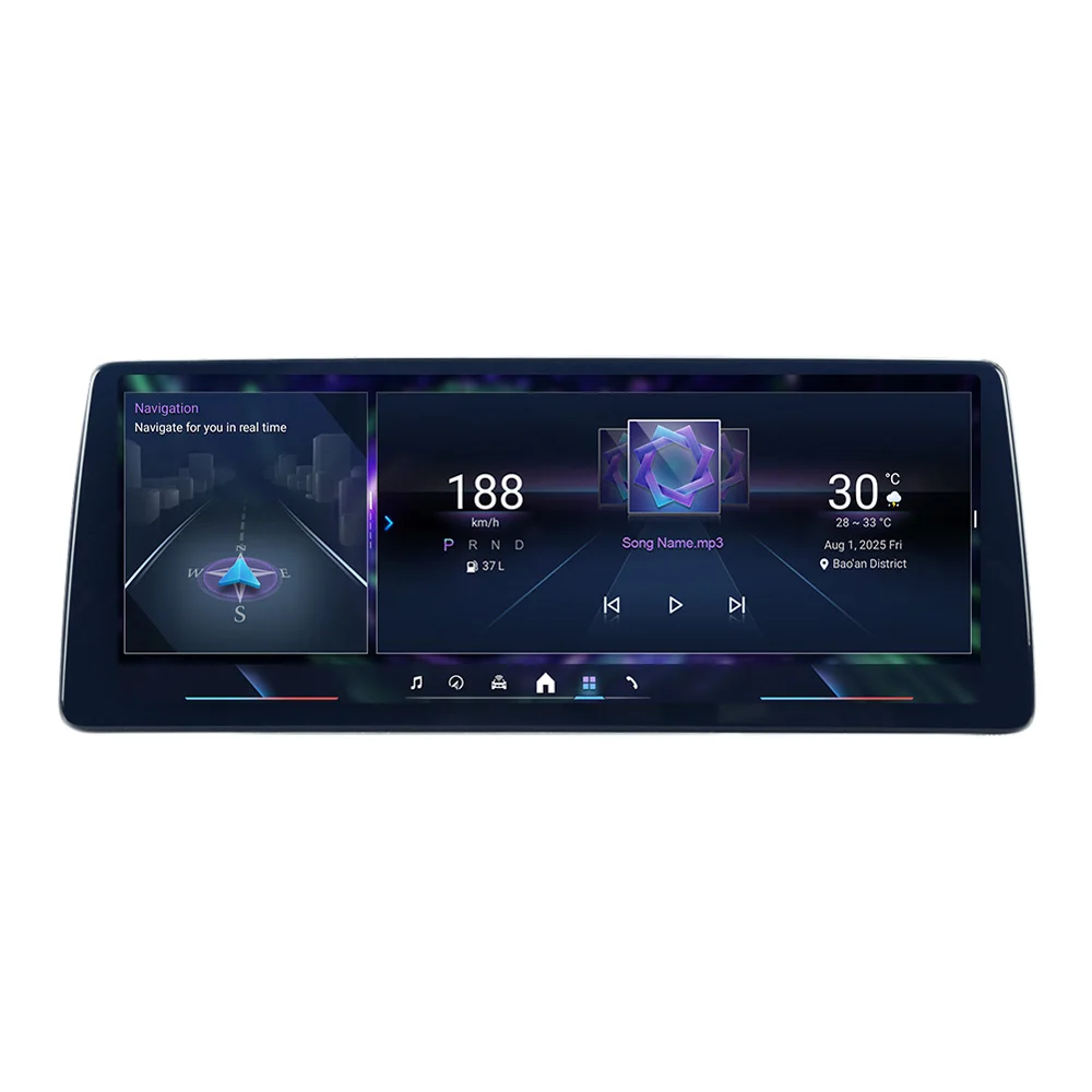 MEKEDE Linux Android System Kabelloses Carplay Autoradio für BMW 3er/5er Serie E90 E91 E92 E93 E60 E61 E63 CCC CIC Multimedia GPS 4G LTE Dual BT DSP Intelligentes Autoradio Navigationssystem Audio