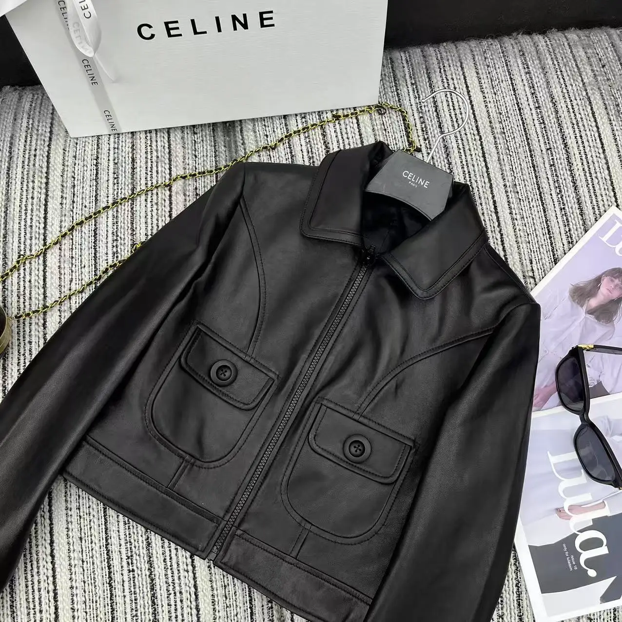 

25 Women Black Slim Fit Genuine Sheepskin Leather Motorcycle Jacket Edgy Chic Biker Riding Jacket Soft Comfort Casual Outfit S-L
