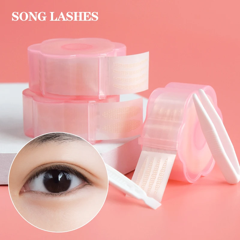 

Lace double eyelid patch wakes up when meeting water, sticky matte, invisible, waterproof, sweat proof, breathable and comfortab