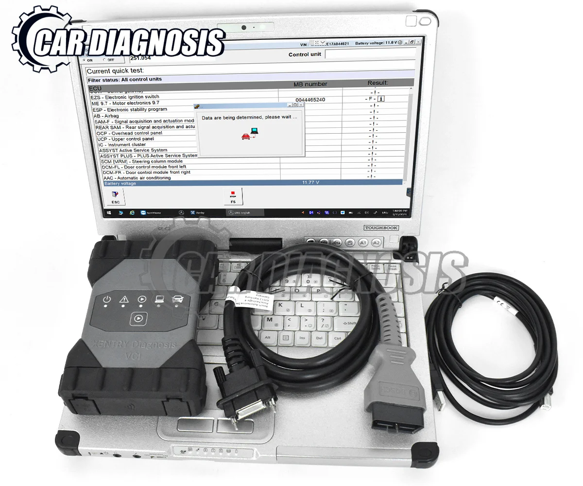 CF C2 laptop For mb Car Truck Mb Star C6 DOIP and Full System Read To Use C6 VCI Programming&Diagnostic Tool