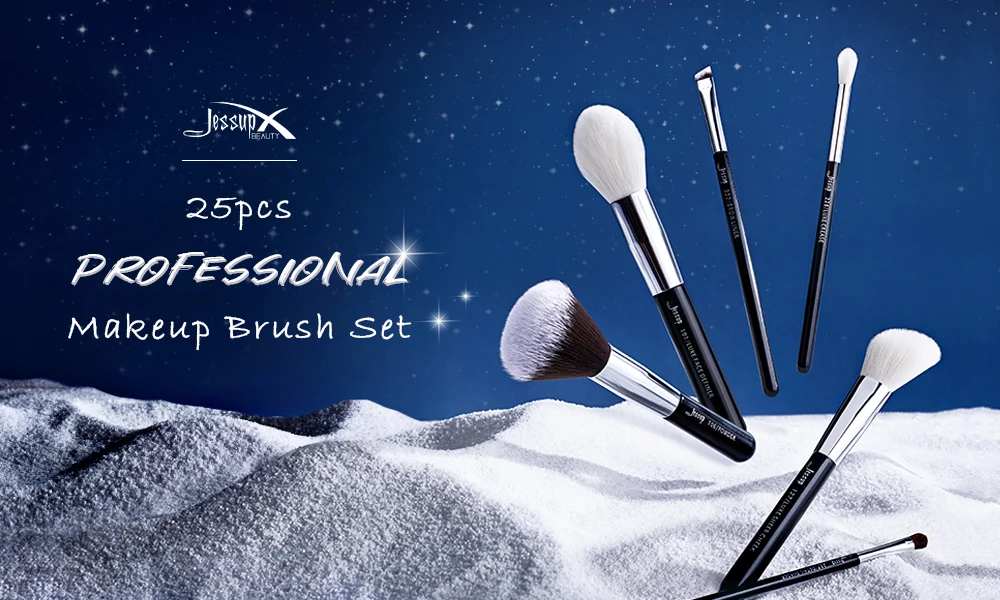 Jessup Makeup Brushes 15-25pcs Make Up Brush Set Professional Natural Synthetic Foundation Powder Contour Blending Eyeshadow A85264723d8d142acb288aa0d87c9f226o