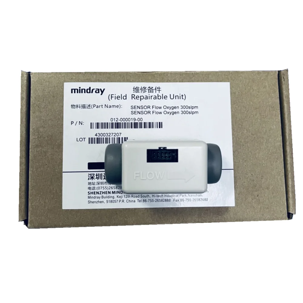 Mindray SV300 SV600 SV650 SV800 Air Sensor Flow Oxygen 012-000019-00