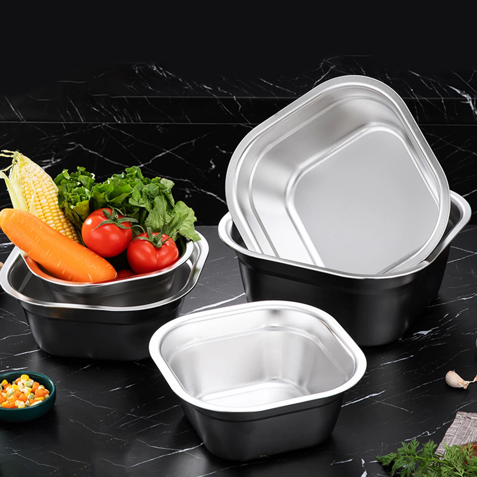 Tigela de mistura versátil de - Food Storage Stainless Steel avaliação e preço