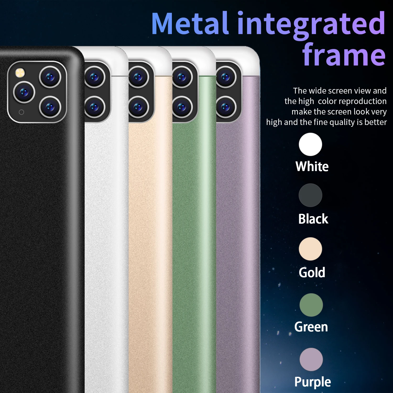 2024 Tablette Android 6.0 Global 10.1 Inch Pad Pro Tablet 2GB RAM 32 ROM Firmware Tablete Google Play 3500mAh WiFi