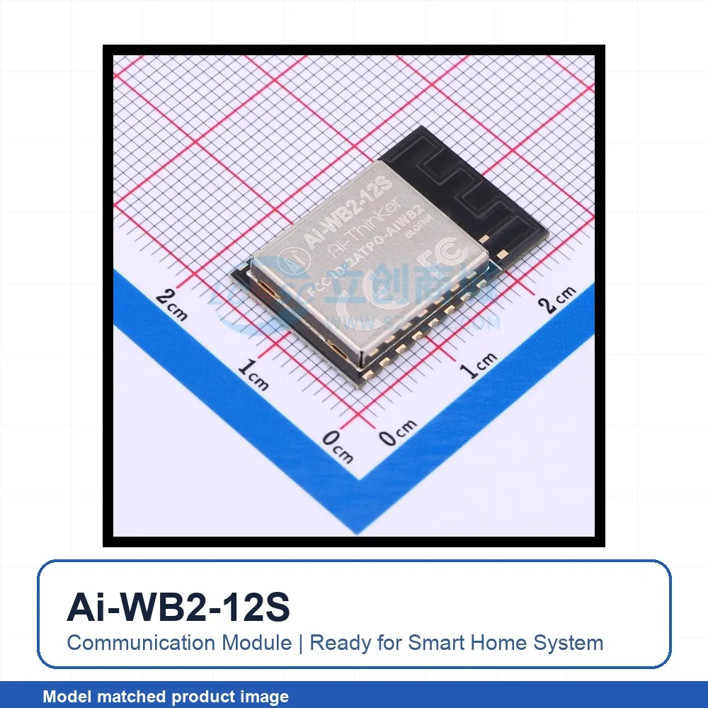 5pcs Ai-WB2-12S SMD-16P BL602chip 802.11b/g/n BLE5.0 I2C UART SPI WiFi Wireless Module for Smart Home System