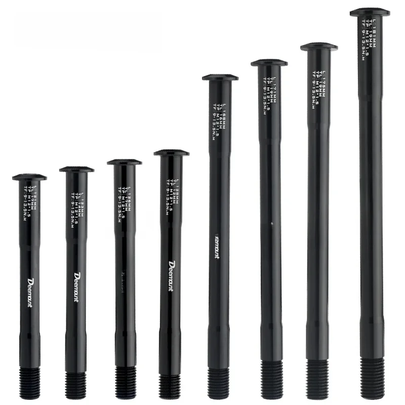 AliExpress DEEMOUNT Deemount M12*P1.5 Thru Axles L120-181mm for Road Bicycle Front Fork Dropout Spacing 100mm MTB Rear Hub 142/148mm Aluminum Shaft