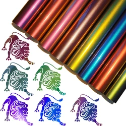 Chameleon Gradient Change Luxury 30cmX100cm Chameleon HTV Heat Transfer Vinyl Iron On Vinyl For T-Shirt