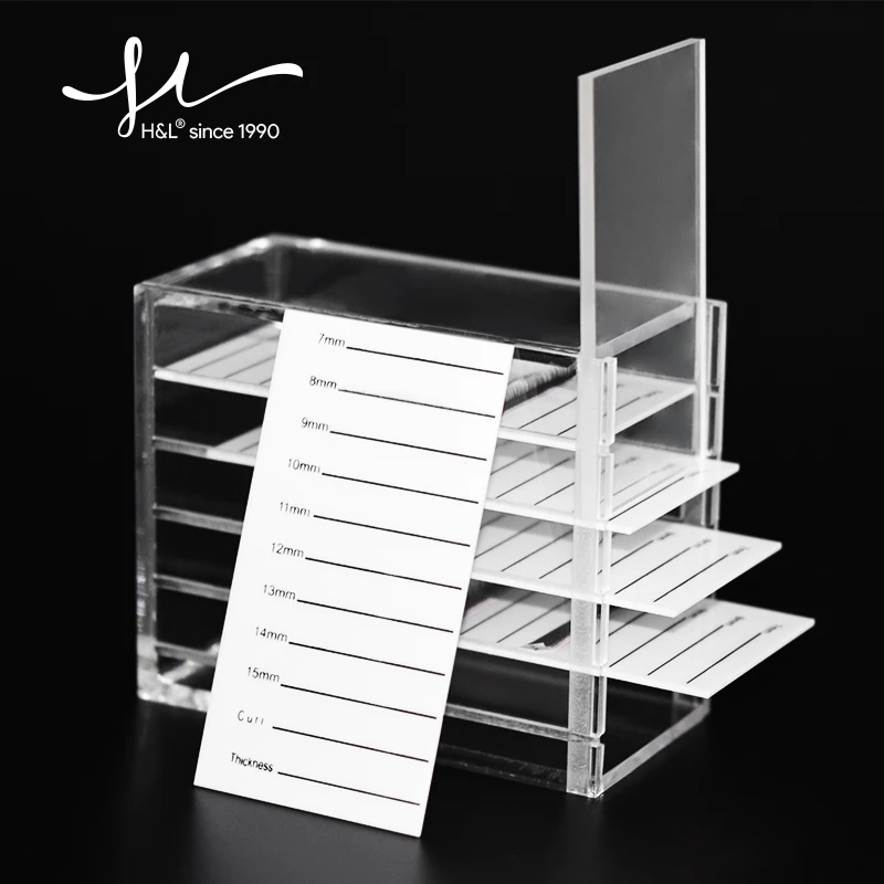 

LashLady Pro Eyelash Extension Storage Box Organizer Acrylic Lash Plate Storage Organizer Holder Makeup Tools