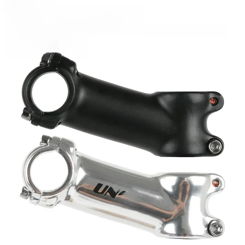 AliExpress UK UNO Ultralight 17 Degree Bike Stem 25.4mm 70-120mm Bicycle Handlebar Stem MTB Power Parts Mountain Road Matte Black/silver Stem