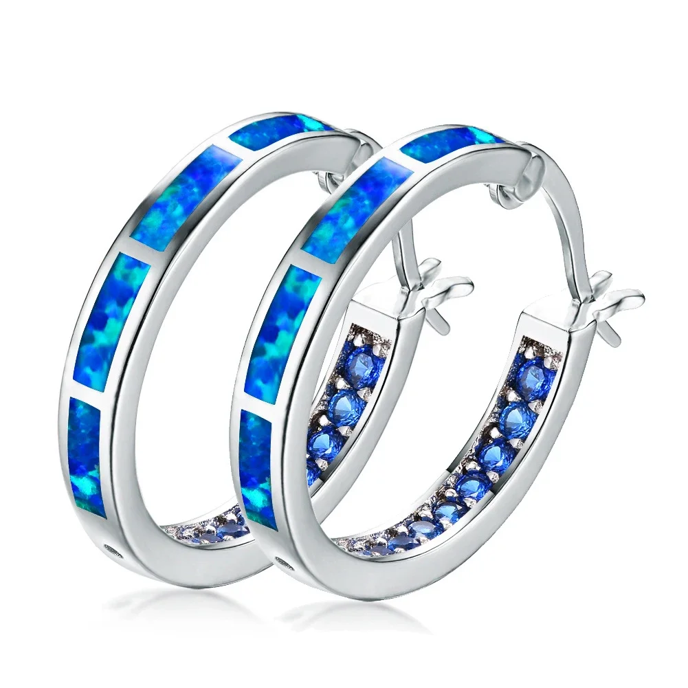 New Arrival kreatywna mozaika kolczyki z cyrkonią moda kwiaty spadek koło CZ stadniny kolczyki dla kobiet Party biżuteria Lady prezenty — zdjęcie 2