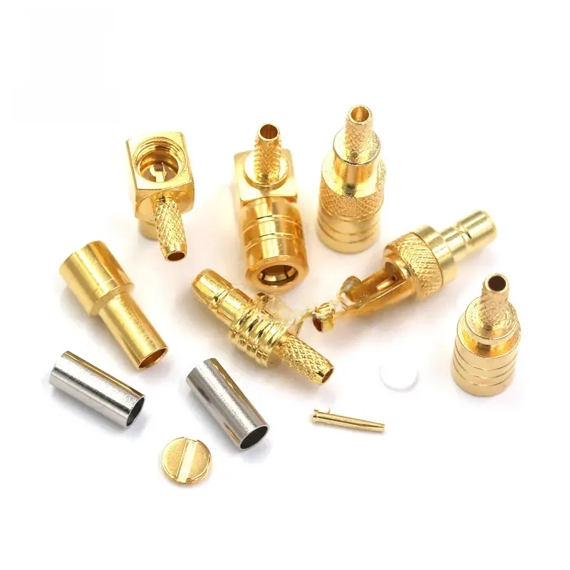 1 szt. Złącze SMB SMB-K/KW/J/JW-1.5 wygięte męskie/żeńskie nagłówek prasa spawalnicza RG316 Adapter podajnika — zdjęcie 2