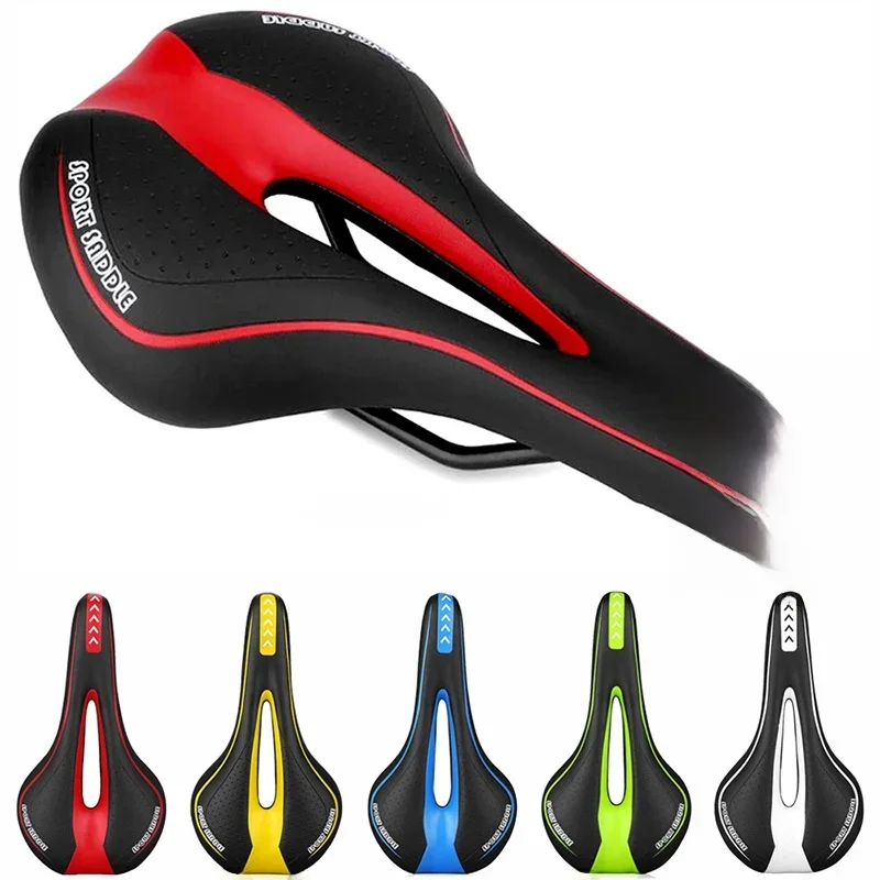 AliExpress Bicycle Saddle MTB Mountain Road Bike Seat Hollow Gel Comfortable Cycling Cushion Exercise Bike